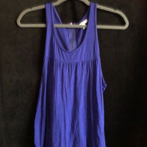 indigo tank top